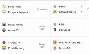 Jadwal Bola Liga Indonesia